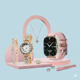 a58 plus 6 in 1 – smartwatch for ladies