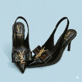 black kitten heel shoes for wome(hc)