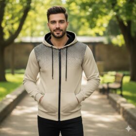 cross-border winter men's fashion hooded(mk)