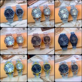 2 Pcs Analogue Couple Watches(mk)