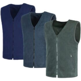 Men’s Military-Style Velvet Fleece Vest(mk)