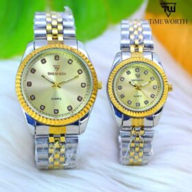 2 Pcs Analogue Couple Watches(mk)