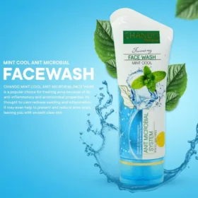 Face Wash | Chando Naturals Mint Cool Anti-Microbial Face Wash 100ml Daily Cleanser for Oily and Acne-Prone Skin