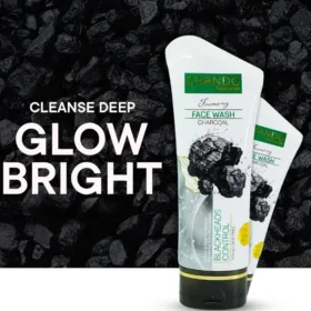 Face Wash | Chando Naturals Charcoal Blackheads Control Face Wash 100ml Daily Cleanser for Oily and Combination Skin
