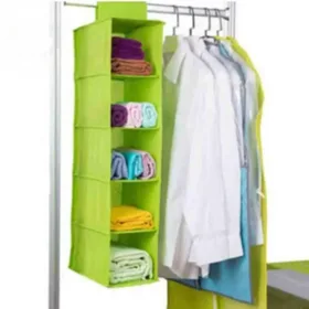 5 Shelf Clothes Hanging Organizer(ym)