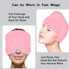 Headache Relief Gel Cap Hot Cold Therapy | Migraine, Tension & Puffy Eyes Relief