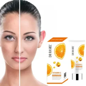 Dr. Rashel Vitamin C Brightening Facial Cleanser with Hyaluronic Acid | Deep Cleansing & Anti-Aging Formula | 80ml | Imported