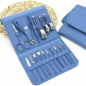 16 Pcs Stainless Steel Manicure & Pedicure Set(ym)