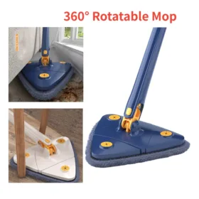 Rotatable Triangle Mop with Long Handle(ym)