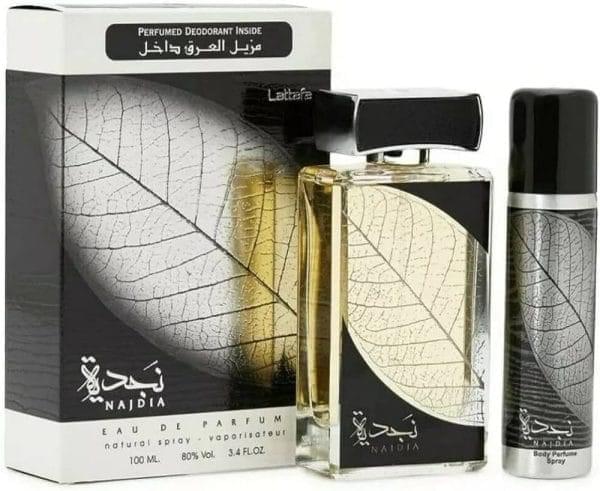 Lattafa Najdia Perfume For Unisex 100ml (with Small Body Spray)(hc) - Image 1