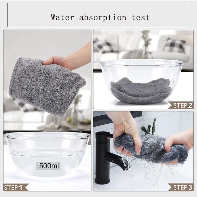 Quick Dry Coral Velvet Bath Towel Cap (pks) - Image 4